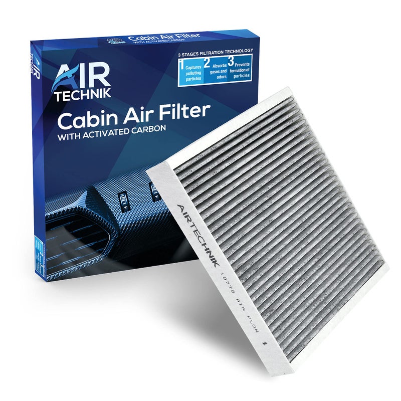 AirTechnik CF10775 Cabin Air Filter w/Activated Carbon | Fits Select 2010-2022 Buick, Cadillac, Chevy and Saab Models - 13271190 - Image 1